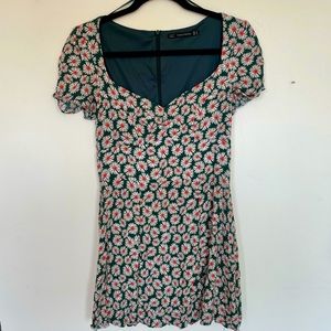 NWOT Zara Floral Mini Dress